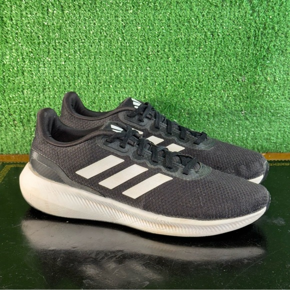 Aidas Runfalcon 3.0 Running Shoes Cloudfoam Core Black White HQ3790 Men Size 11 - Picture 3 of 6